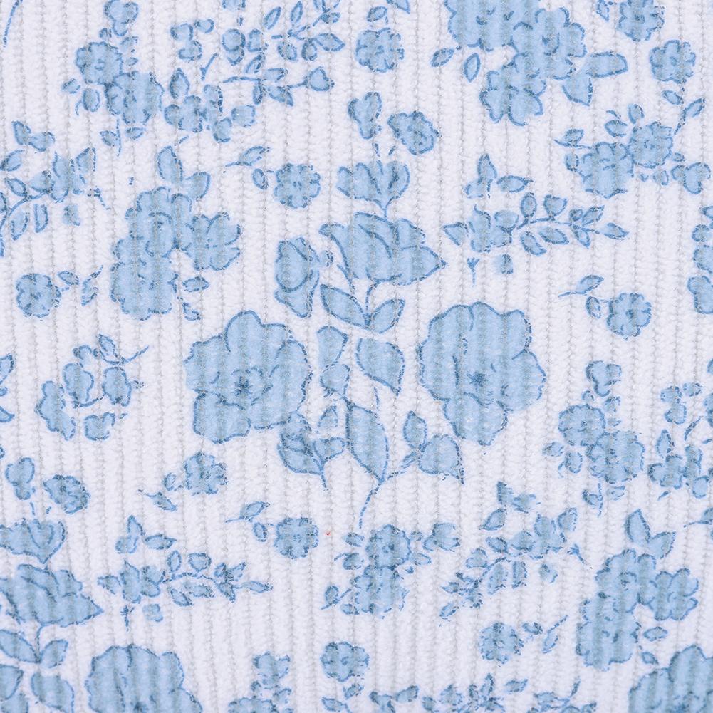 Women Cute Lunch Box Bag Large Capacity Hand-Held Cooler Bag Floral Printed Cotton Padded Picnic Bag Work Trip Bag