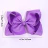 New Solid Bows Hair Clips For Girls Handmade Grosgrain Ribbon Bow Hairpins Children Barrettes Fashion Boutique Hair Accessories