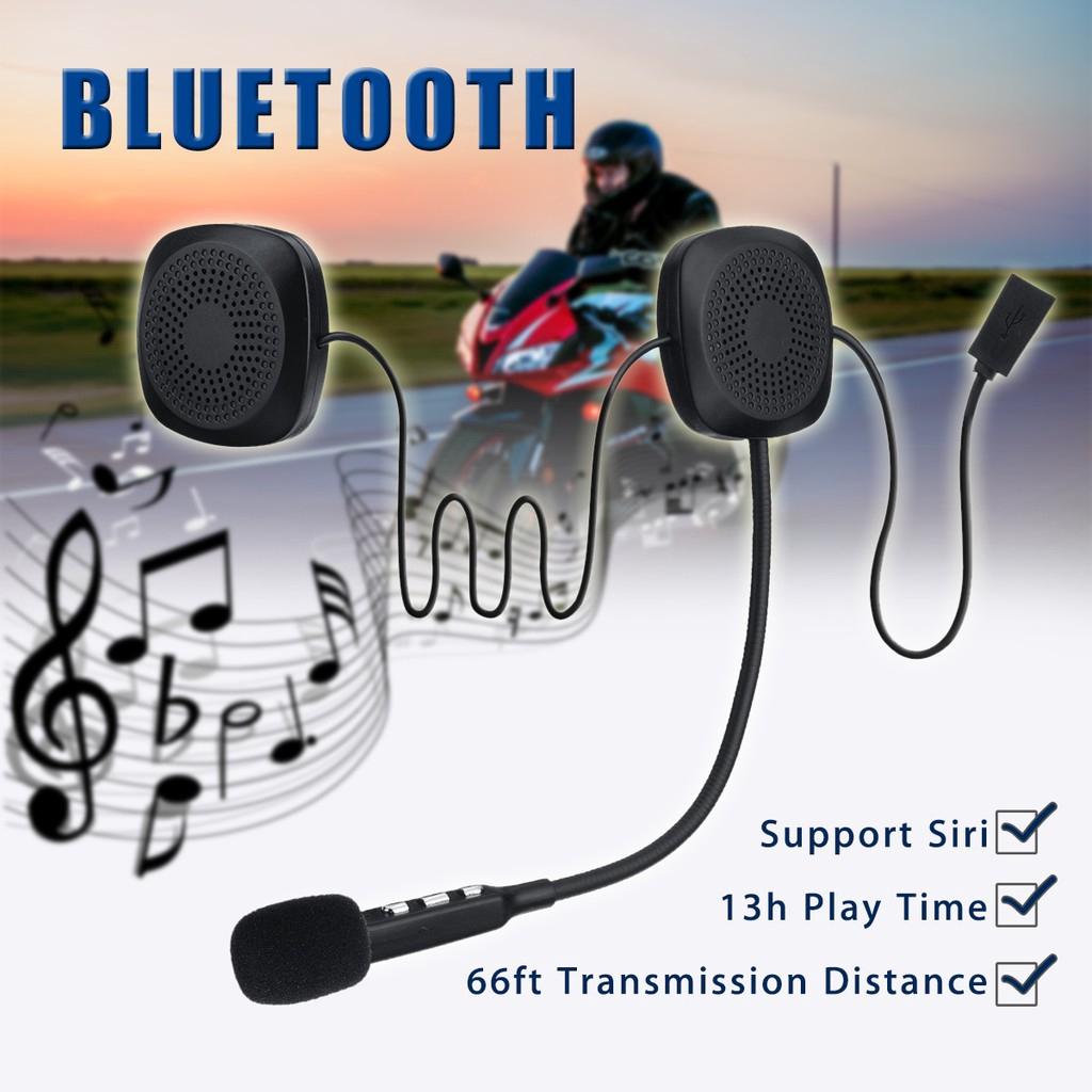 Kabelloses Moto-Helm-Headset mit Anti-Interferenz, Bluetooth, wasserdicht, Freisprecheinrichtung, Bluetooth-Intercom für Motorrad, 3,7 V, USB