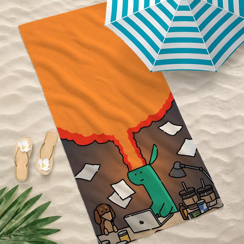 Character JOGUMAN Towel Microfiber Beach Towel Quick Dry Absorbent Soft for Swimming Yoga Resort Travel Camping