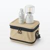 MUJI Foldable Soft Cooler Bag with Shoulder Strap, Beige, Approx. 28 X 22 X 19 Cm, 12L, 83832810