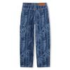 Kenzo Kids Jeans 3 12 Years Eden Jungle Waistband 26ss Z265afn311 