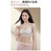 Women Seamless Wirefree Floral Print Comfortable Anti Sagging Push Up Bra