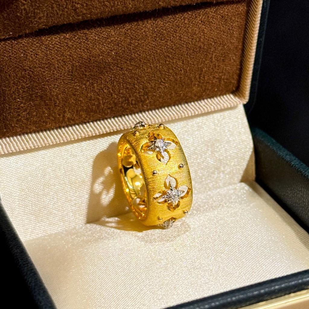 

Пестик в виде четырехлистного клевера с кольцом, инкрустированным бриллиантами, имитация бриллианта 7A с высоким содержанием углерода, текстура 18-каратного золота, полный богатства и удачи, для повседневной носки US8