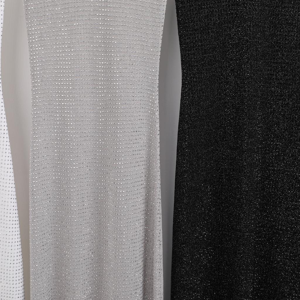 High-quality New Sleeveless V-neck Knit Rhinestone Dress for Summer, Versatile Slimming Dress
