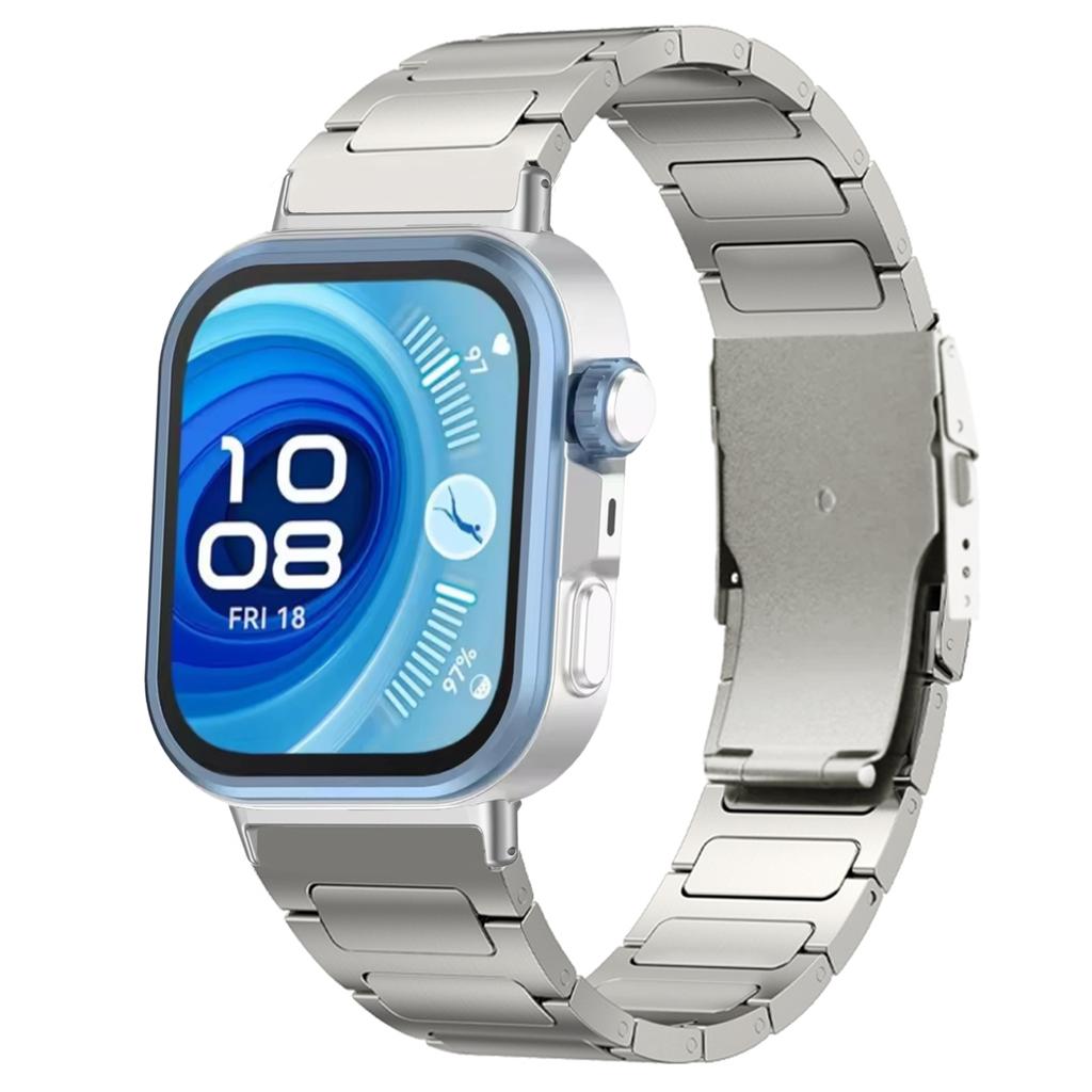 Correa Titanband für Huawei Watch Fit 4 Pro Fit3 Armband Zubehör Ersetztes Armband für Huawei Fit 4 Luxus Business-Armband