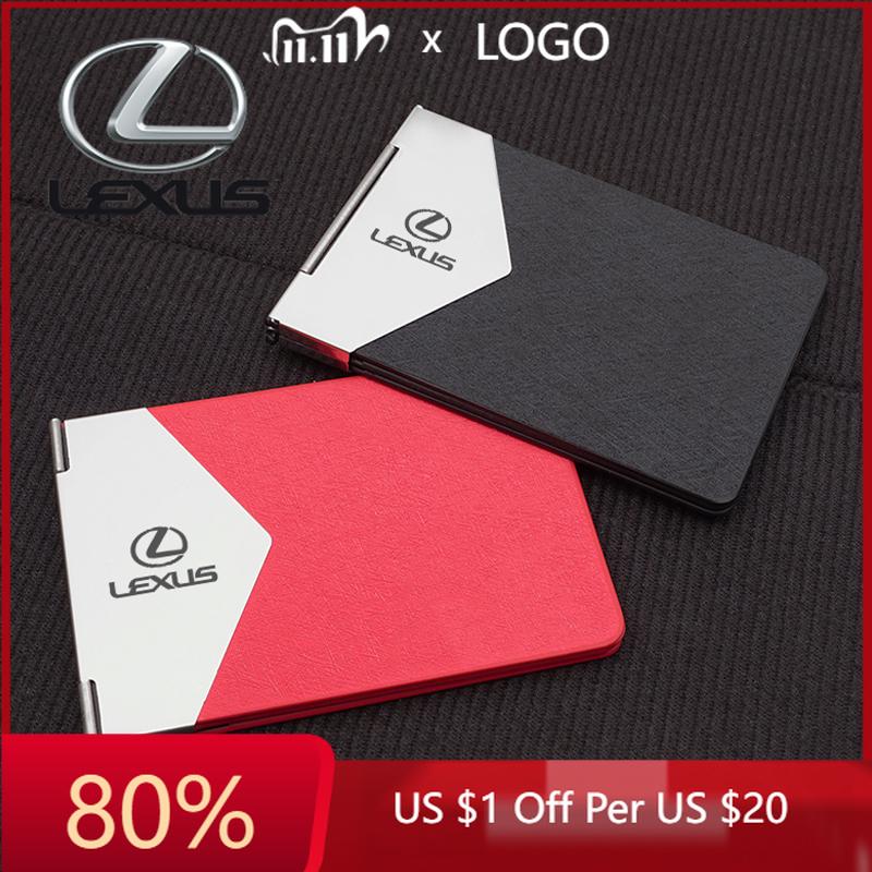 2026 Hot Interior Stickers Car Driver License Bag Leather Credit Card Holder Cover For Lexus RX330 IS250 Ct200h ES300h RX350 IS3