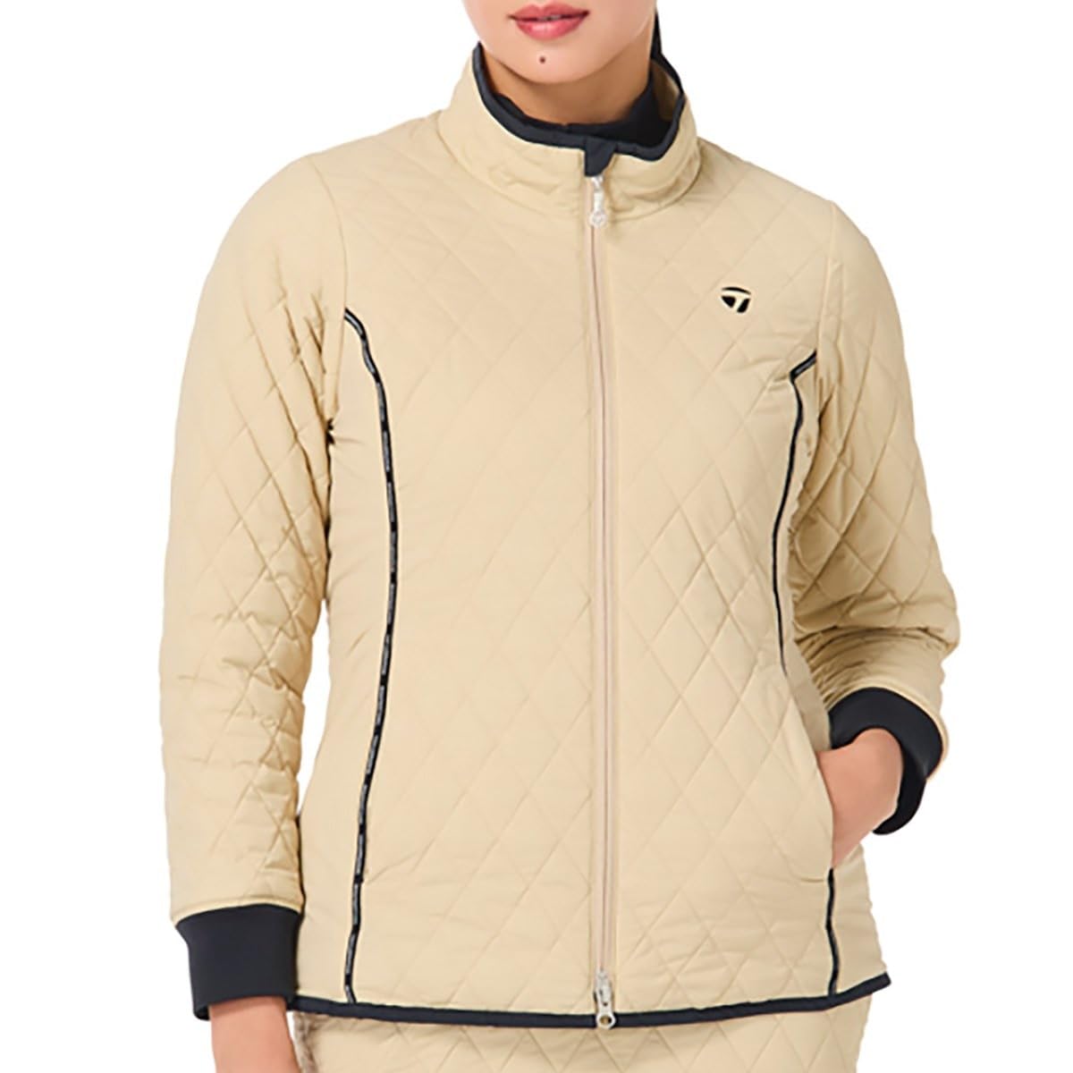 

TaylorMade T-HEAT Insulated Jacket, Beige, Size L, Women s, 2024FW UN402