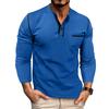 Fashionable Men's Long-Sleeved T-Shirt Breathable and Cool Men's Top