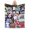 Bequeme Reguläre Zeigt Cartoon Anime Decke Stuff Sofa Dekorativ Decke Überwurf Super Warm Fleece für Auto