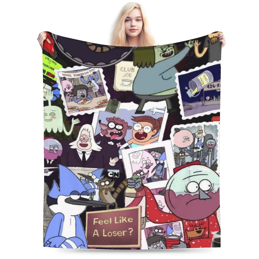 Bequeme Reguläre Zeigt Cartoon Anime Decke Stuff Sofa Dekorativ Decke Überwurf Super Warm Fleece für Auto