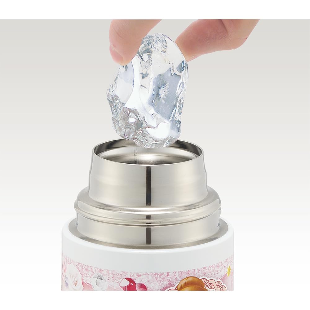 Skater Disney Princess Stainless Steel Water Bottle 580ml Lightweight Kids Sports Bottle