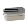 Beheizte Aluminium-Lunchbox Tragbare Aluminium-Essgeschirr Kochgeschirr Camping-Geschirr Tourist