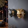 3D Printed Halloween Skull Wall Hook Unique Skull Head Wall Hanger Skull Wall Ornament  Bedroom