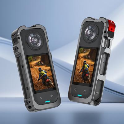 Aluminum Alloy Protective Case Camera Lens Protector Anti-scrach Camera All-round Protection Cover for Insta360 X5 Sports Camera