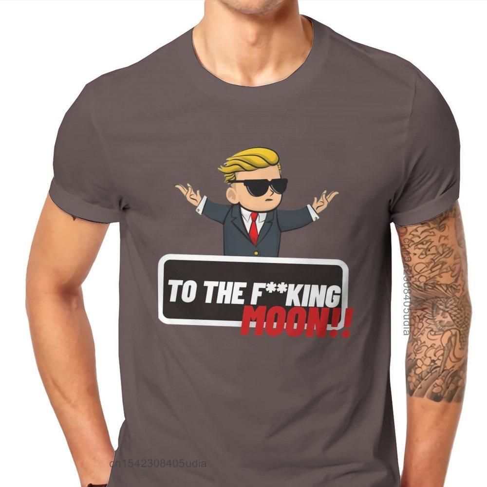 Wallstreetbets Stock And Option Trading To The Moon Tshirt High Quality Graphic Men Mens Camisa Streetwear Cotton T Shirt S