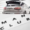 3D ABS Černé Logo Clubman Znak Countryman Písmena Samolepka Znak na Kufr Auta Pro Mini Cooper S Countryman R60 F60 Příslušenství