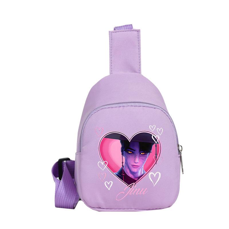 Animation Cartoon Peripheral Printing High Value Portable Shoulder Bag Leisure Children Fanny Pack