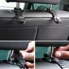 2Pcs Double Head Hooks Car Seat Back Headrest Hanger Car Bag Pouch Clothes Hanging Hook Fastener Clip Car Interior Accessories
