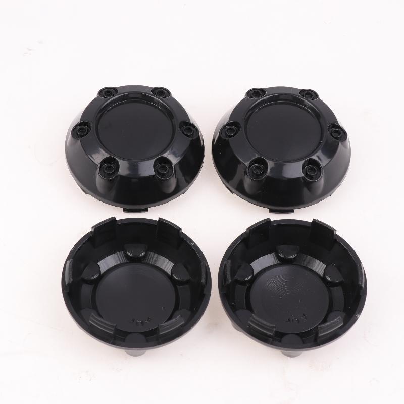 

4Pcs Car Modification Accessories 68mm 61mm Wheel Center Cap Cover Auto Rims Dust Proof Hubcaps Emblem Hub чёрный