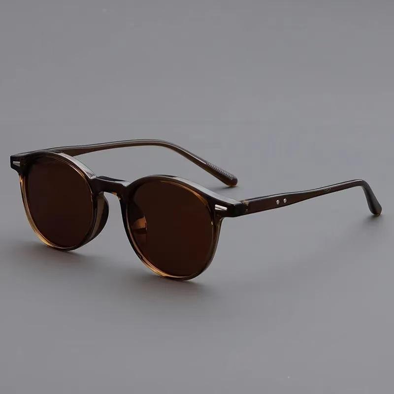 2025 Fashionable Black Round Frame Glasses - European & American Style