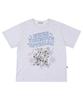 WHEN YOU MOVE Animal Graphic Short Sleeve T-Shirt L/Grey (Lamb)