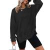 BITCED Women's Fashion Casual O-Neck Long Sleeve Blouses & Shirts