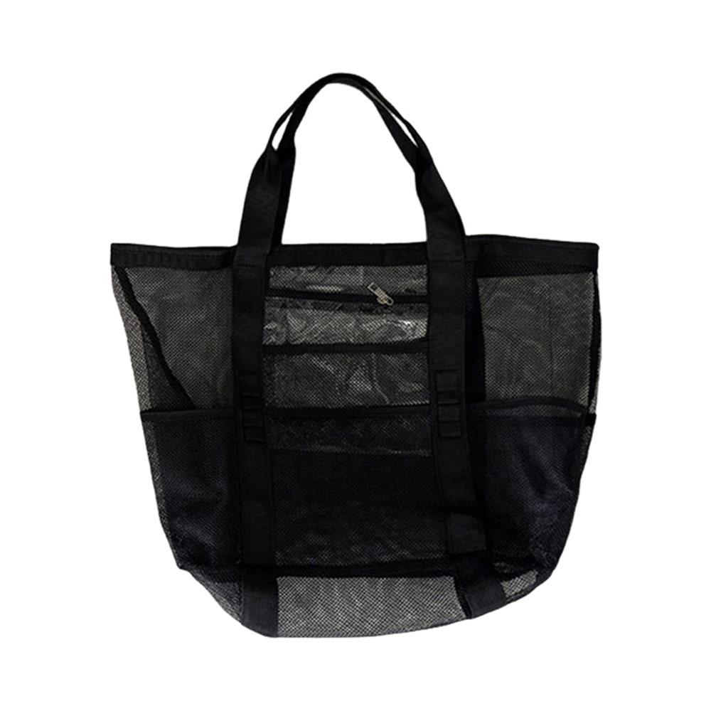 Hollow Beach Bags Mesh Makeup Storage Bag New Shoulder Bag  Women