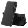 For Samsung Galaxy A54 5G Telefondeksel Klarvisningsvindu Ripesikkert Flip Lær Telefondeksel med Støtte