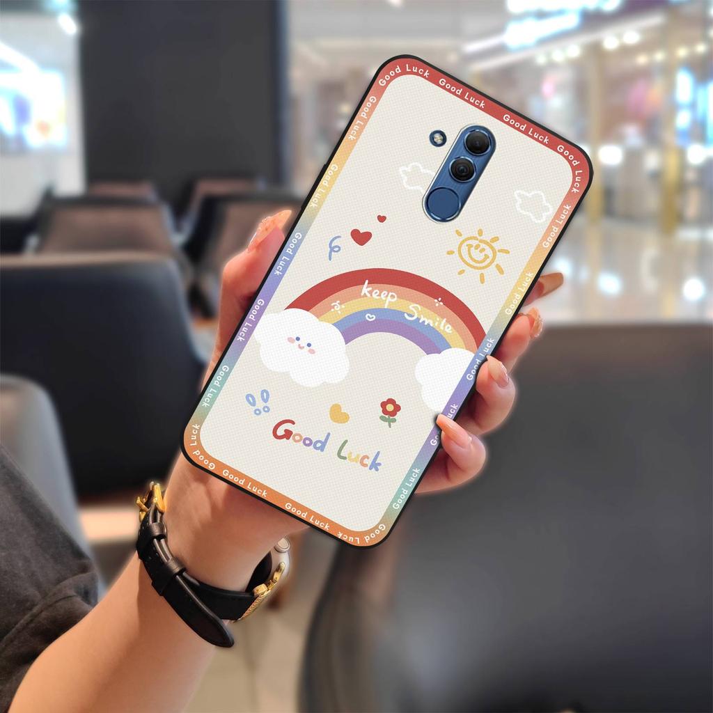 Durable Cover Phone Case For Huawei Mate 20 Lite Full Wrap Cute Anti-dust TPU Anti-knock Shockproof Cartoon Protective