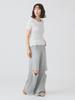 Ray Beams Shirred Lace One Size Women's S/S T-Shirt, OFF_WHITE,