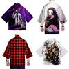 Anime Demon Slayer Kimetsu No Yaiba Cosplay Loose Haori Kimono Robes Coat Tops For Stunning Costume Parties