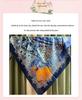 2024 New Style Large Square Scarf: 110 Mulberry Silk with Hand-Rolled Edges