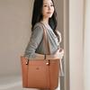 Pu Leather Shoulder Tote Bag for Women Solid Color Luxury Woman Fashion Brand Designer Large Female Handbags Ladies Hand Bags
