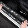4Pcs Carbon Fiber Car Door Threshold Plate Stickers For BMW M M3 M5 F10 F30 F20 E28 E30 E34 E36 E39 E46 E91 Performance X1 X2 X5