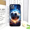 Creative Lightning Football Printed Phone Case for iPhone 17 16 12 11 14 13 15 Pro Max Mini XS MAX XR 7 8 14Plus TPU Soft Cover