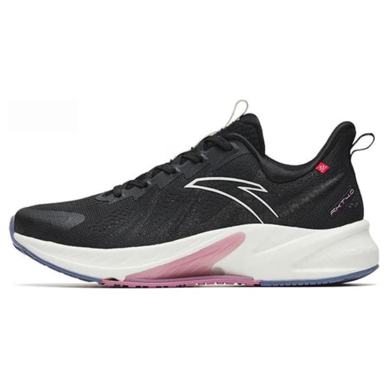 Anta Rocket 4.0 Cushioned Wear-Resistant Breathable Low-Top Running Shoes Women s Black Purple Sneakers 122245530-8 36