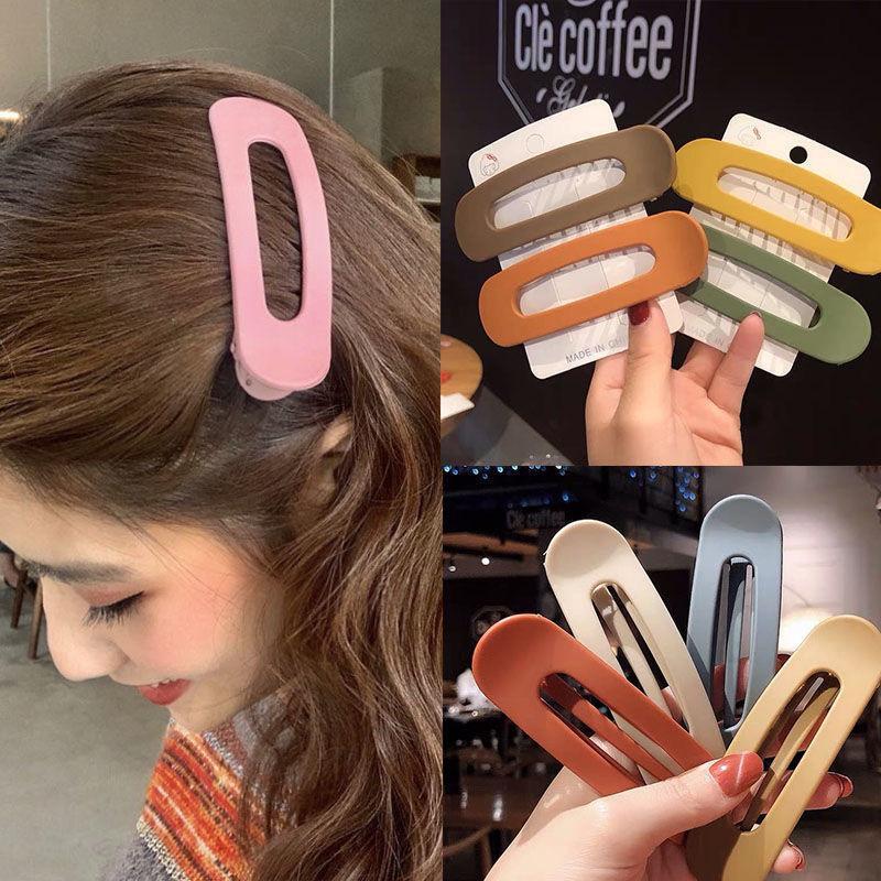 Oversized Face Wash Hairpin, Simple And Cute Back Of Head, Broken Hair Bangs Clip, Top Clip, Side Duck Bill Clip Headdress.