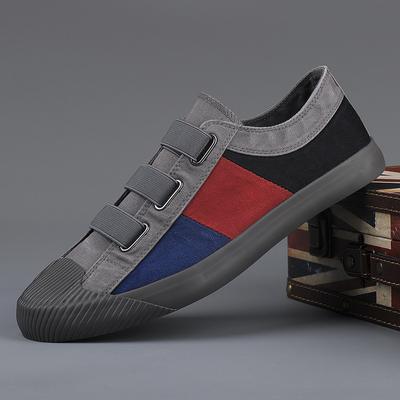 Fashion Spring Autumn Designer New Canvas Shoes for Men Fashion Soft Sole Board Shoes Male Outdoor Color Match Men's Vulcanize Shoes