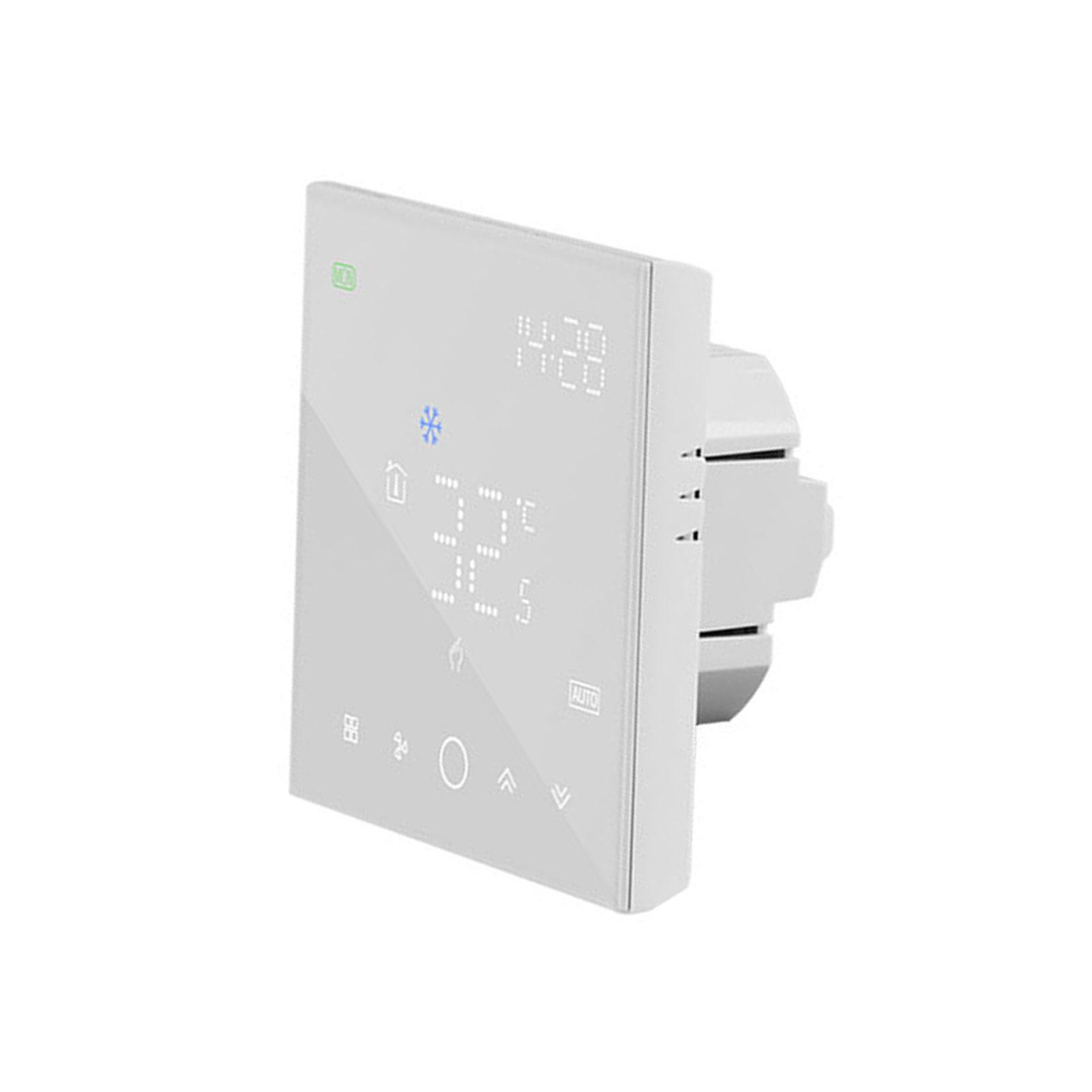 

Умный цифровой термостат с шлюзом 4-дюймовый сенсорный экран Работает с голосовым помощником Приложение TY для центрального кондиционирования VRF HVAC белый