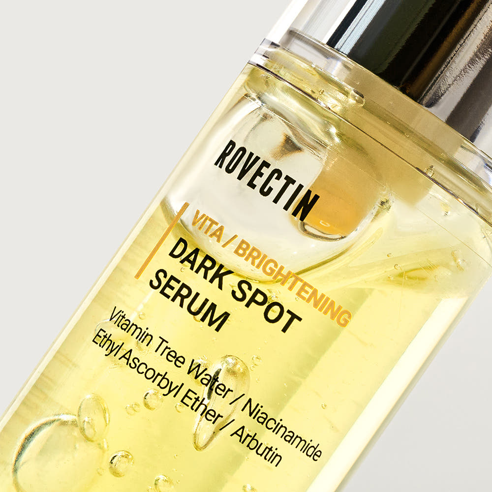 ROVECTIN Aqua Hyaluronic Essence 100ml + Vita Dark Spot Serum 30ml Set – Korean Hydrating & Brightening Skincare Duo