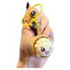 Light-up Press Keyboard Keychain Mini Sensory Clicker Toys Cute Button Clicker Keyring  Kids Toy