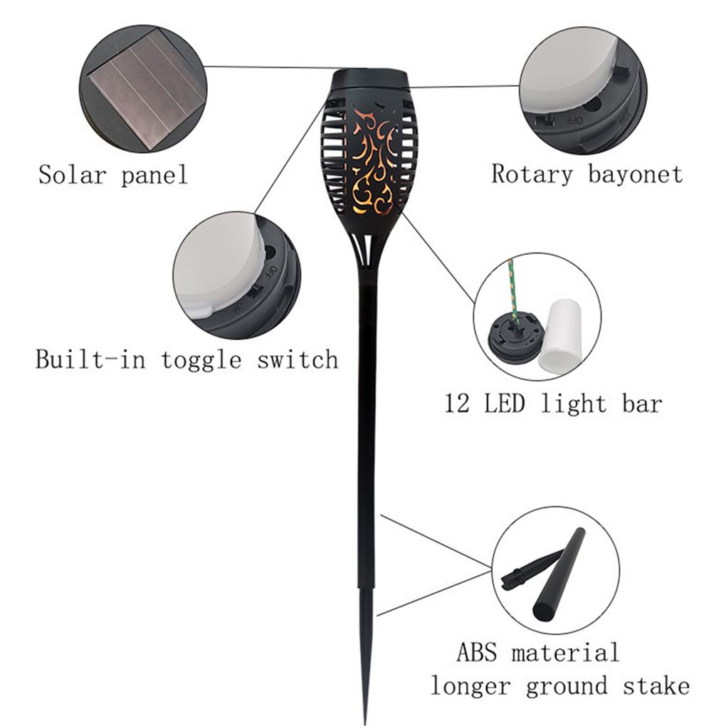 Solar Powered Engergy-saving LED Lights IP65 Waterproof Festival Decoration Lamps Courtyard Landscape Decorative Lighting