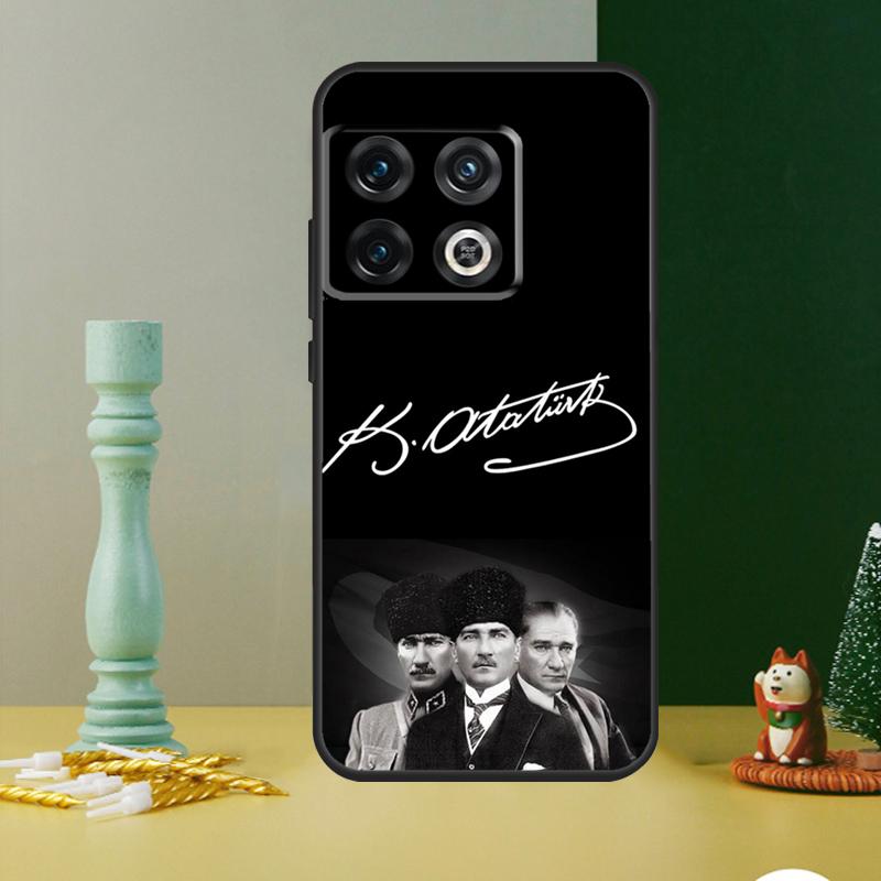 Mustafa Kemal Atatürk Signature Phone Case For OnePlus 13 13R 12 12R 11 9 10 Pro 8T 9RT 10T 10R Nord 4 CE 2 3 Lite N20 N30