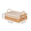 Imitation Rattan Rattan Storage Baskets Home Decoration Vegetable Fruit Hand-woven Baskets Multi-Purpose Toy Storage