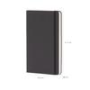 Classic Notebook Slim (Lined) 13cm x 21cm, Black