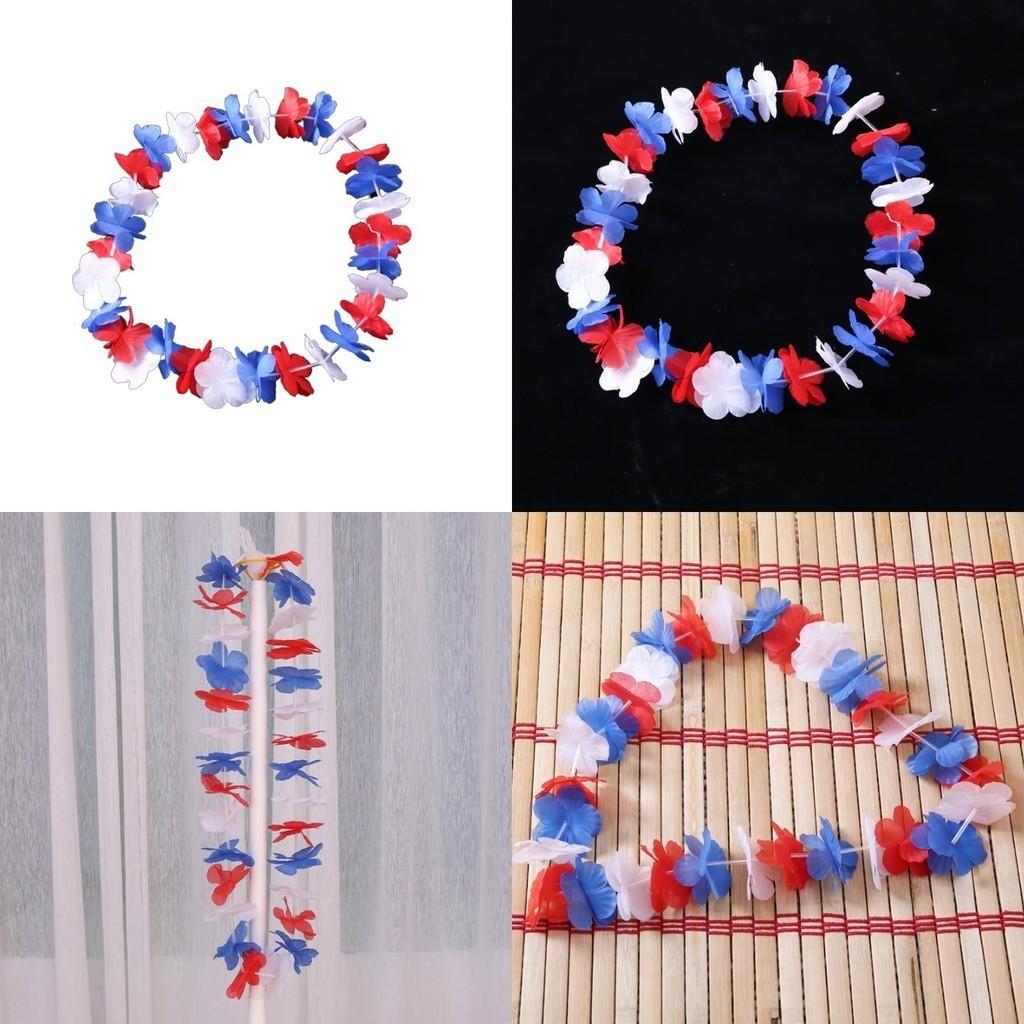 Eleganter Seidenblumenkranz mit britischem Flaggen-Design für Heimdekoration