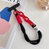 Stylish Korea Phone Lanyard Strap Bag Weave Strips Keycord Hanging Trousers Anti-loss Key Chain Wrist Rope For iPhone 17 Pro Max