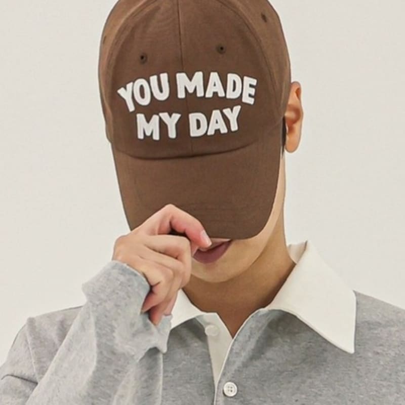 THESTORI YMMD Washed Ball Cap (Brown)