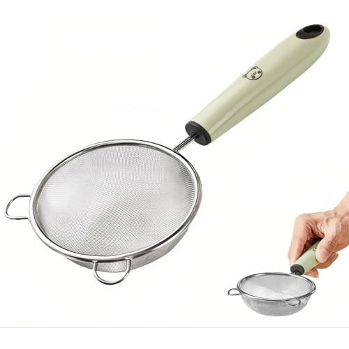 

Kasanidika Strainer, Flour Sifter, Confectionery Tool [2025 New Year s Sale Cute Kitchen Supplies] Stainless Steel Strainer with Fine Mesh, Confection